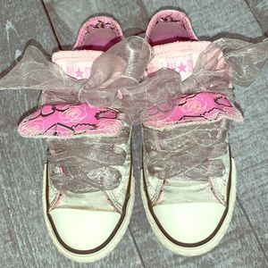 Converse All Star Satin Double Tongue Sneaker